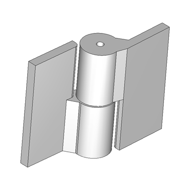 2125RH-316 HALF MORTISE HINGES